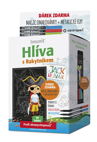 Simply You Hlíva JACK HLÍVÁK pro děti 60 tablet + Magic omalovánka