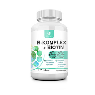 Allnature B-komplex + Biotin 120 tbl. Allnature B-komplex + Biotin 120 tbl.