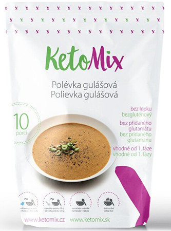 KetoMix Proteinová polévka 300 g (10 porcí) - gulášová
