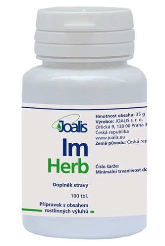 Joalis Joalis ImHerb (ImunoHelp) 100 tbl.