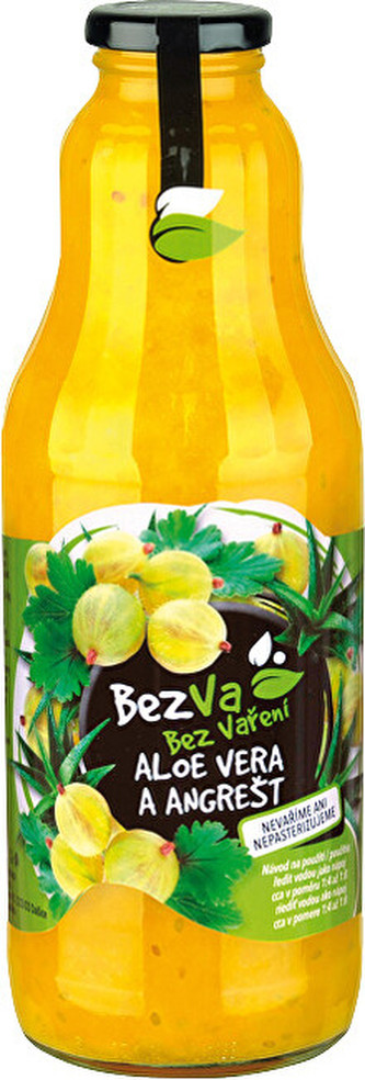 MADAMI S.R.O. BezVa 1000 ml Aloe Vera a Angrešt
