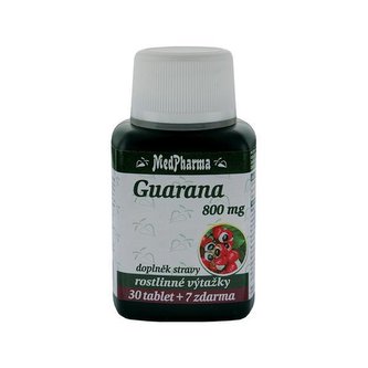 MedPharma Guarana 800 mg 30 tbl. + 7 tbl. ZDARMA