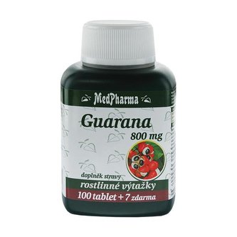 MedPharma Guarana 800 mg 100 tbl. + 7 tbl. ZDARMA