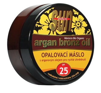 SUN Opalovací máslo Argan oil OF 25 200 ml