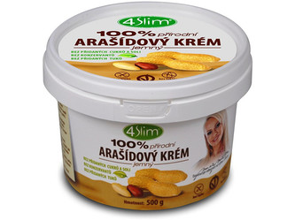 4Slim Arašídový krém jemný 500 g