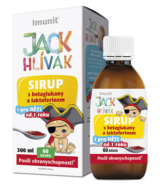 Simply You Hlíva JACK HLÍVÁK sirup 300 ml glukany a laktoferin