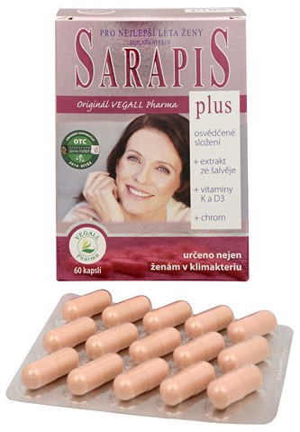 Vegall Pharma Sarapis Plus 60 kapslí Vegall Pharma Sarapis Plus 60 kapslí