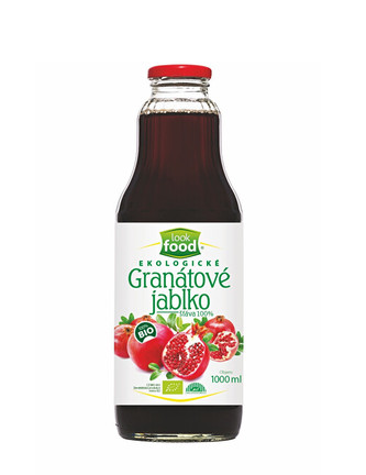 Look food s.r.o Šťáva z granátového jablka 100% 1000 ml BIO