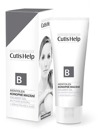 Cutishelp Mentolen konopné mazání 200 ml