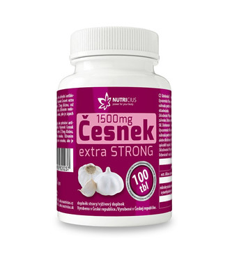 Nutricius Česnek extra strong 1500 mg 100 tbl.