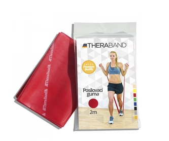 Thera-Band Thera-Band Posilovací guma 12,5 cm x 2 m Červená - středně silná