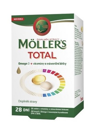 Möller´s Möllers TOTAL 28 dní 56 tablet