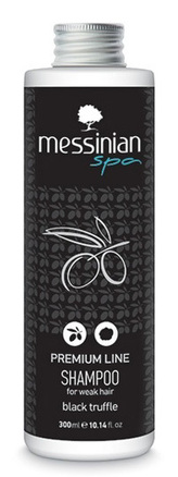 Messinian Spa Šampón pro oslabené vlasy s černým lanýžem 300 ml