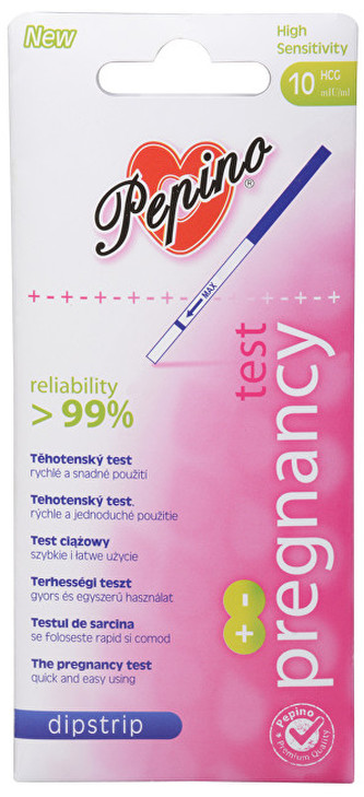 Pepino Těhotenský test Dipstrip 1 ks