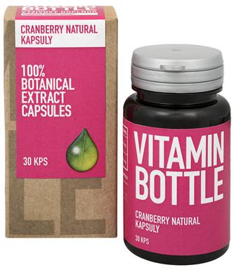 Vitamin Bottle Cranberry Natural 30 kapslí