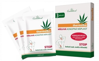 Cannaderm Cannaderm thermolka, hřejivá konopná náplast 3 ks