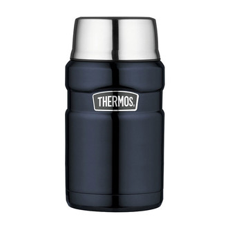 Thermos Style Termoska na jídlo se šálkem - tmavě modrá 710 ml