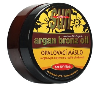 body tip Opalovací máslo s bio arganovým olejem SPF 0 200 ml
