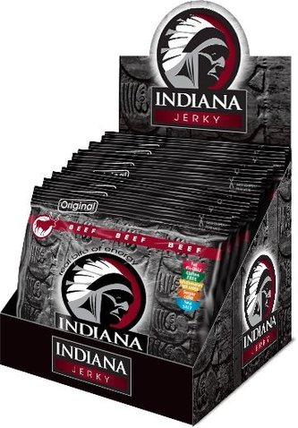 Indiana Indiana Jerky beef (hovězí) Original 600 g - display