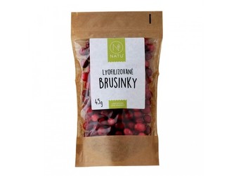 Natu Lyofilizované brusinky 45 g