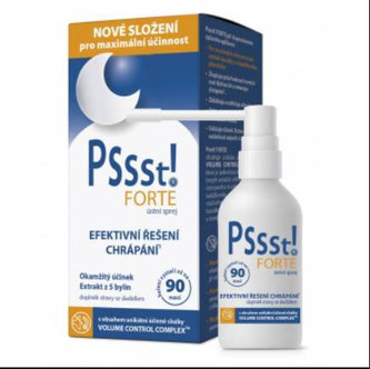 Simply You Pssst! FORTE ústní sprej proti chrápání 15 ml + 10 ml ZDARMA