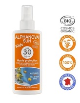 Alphanova Montbrun Opalovací krém ve spreji pro děti SPF 30 BIO 125g