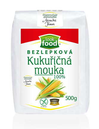 Look food s.r.o Bezlepková kukuřičná mouka 100% 500 g
