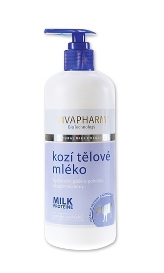 Vivapharm Tělové mléko s kozím mlékem 400 ml