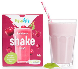 KetoLife Proteinový shake - Višeň 5 x 30 g