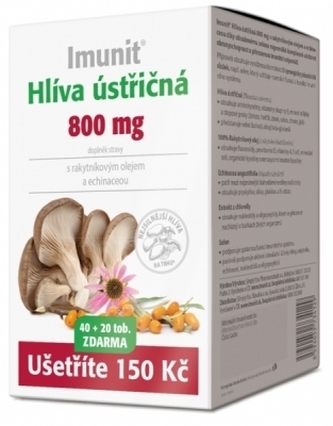 Simply You Hlíva ústřičná 800 mg s rakytníkem a echinaceou Imunit 40 + 20 tobolek