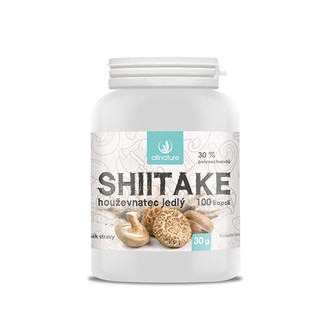Allnature Shiitake 100 kapslí