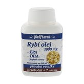 MedPharma Rybí olej 1000 mg – EPA + DHA 30 tob. + 7 tob. ZDARMA