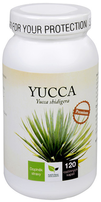 Natural Medicaments Yucca Premium 120 kapslí