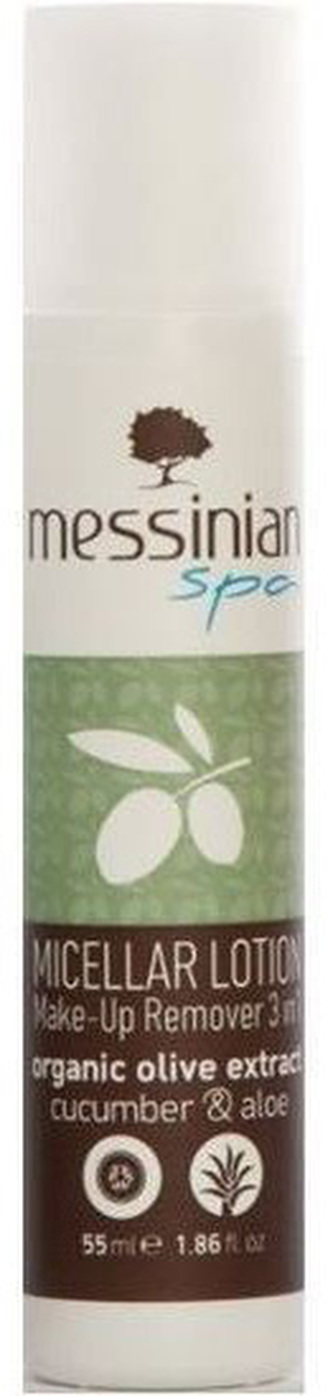 Messinian Spa Micelární pleťová odličovací voda 3v1 okurka & aloe 55 ml