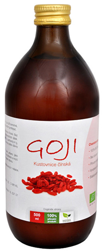 Natural Medicaments Goji Kustovnice čínská - 100% Bio šťáva 500 ml