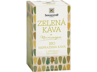 Sonnentor Bio Zelená káva, nepražená 18 x 3 g