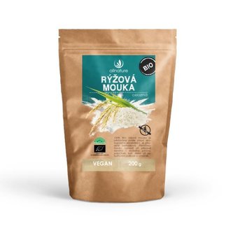 Allnature Rýžová mouka celozrnná bezlepková BIO 200 g