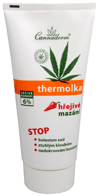 Cannaderm Hřejivé mazaní Thermolka 200 ml