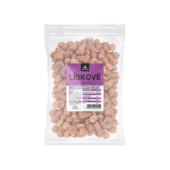 Allnature Lískové ořechy jádra 500 g