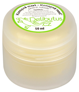 Delibutus Konopná mast Dobrá nálada 50 ml