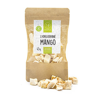 Natu Lyofilizované mango BIO 45g Natu Lyofilizované mango BIO 45g