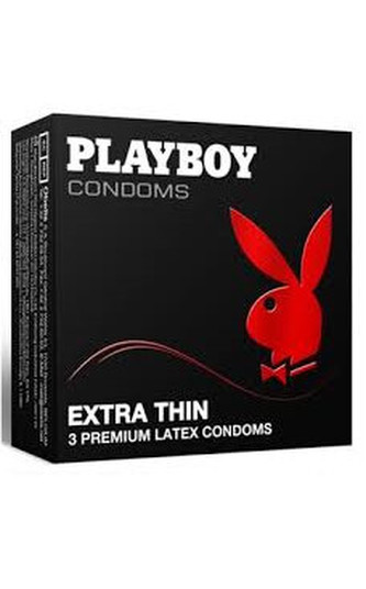 Playboy PLAYBOY Extra Thin - 3 ks v balení