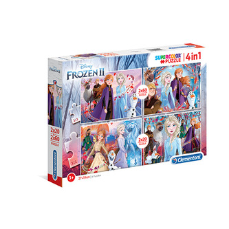 Clementoni Puzzle Ledové království 2 / 2x20 + 2x60 dílků