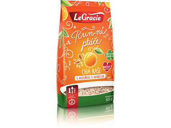 LeGracie Chia kaše - meruňka a mandle 65g