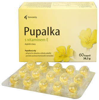 Noventis Pupalka s vitamínem E 60 kapslí