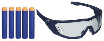 Nerf Elite Brýle + 5 ks šipek