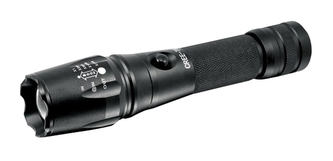 Svítilna nabíjecí LED CREE T6 XML + DC 12V i AC 230V adaptér