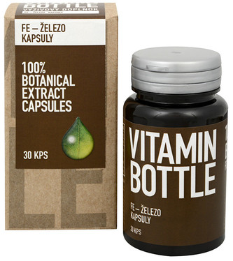 Vitamin Bottle Fe – železo 30 kapslí