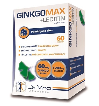 Simply You GinkgoMAX + Lecitin Da Vinci Academia 60 tobolek