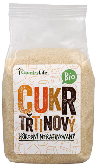 Country Life Bio Cukr třtinový 500 g